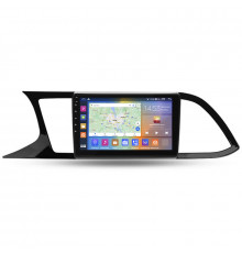 Штатная магнитола Lesko для SEAT Leon III Рестайлинг 2016-2020 экран 9" 2/32Gb CarPlay 4G Wi-Fi GPS Prime