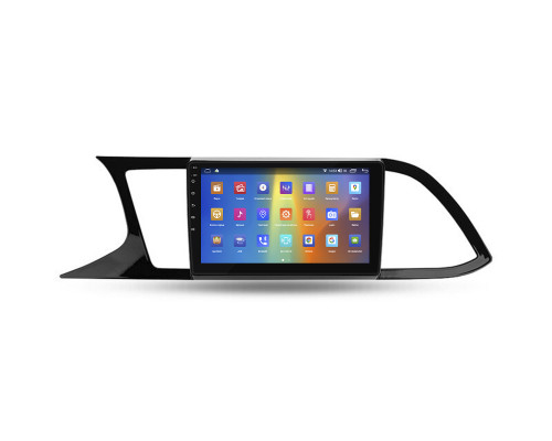 Штатная магнитола Lesko для SEAT Leon III Рестайлинг 2016-2020 экран 9" 2/32Gb CarPlay 4G Wi-Fi GPS Prime