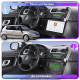 Штатная магнитола Lesko для Skoda Fabia II 2007-2010 экран 10" 4/64 QLED CarPlay 4G Wi-Fi GPS 360 Prime