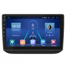 Штатная магнитола Lesko для Skoda Fabia II 2007-2010 экран 10" 4/32Gb 4G Wi-Fi GPS Top