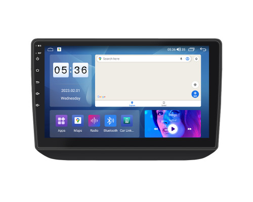 Штатная магнитола Lesko для Skoda Fabia II Рестайлинг 2010-2014 экран 10" 2/32Gb CarPlay 4G Wi-Fi GPS Prime