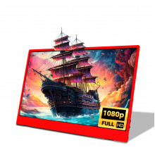 Портативний монітор ZSUS PM15AR red 15.6" 1920x1080 60 Гц