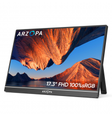 Портативний монітор Arzopa A1M black 17.3" 1920x1080 60 Гц