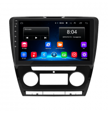 Штатная магнитола Lesko для Skoda Octavia II (A5) 2004-2009 экран 10" 2/32Gb Wi-Fi GPS Base