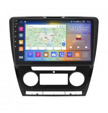 Штатная магнитола Lesko для Skoda Octavia II (A5) 2004-2009 экран 10" 4/64Gb CarPlay 4G Wi-Fi GPS Prime