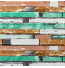 Самоклеющаяся декоративная 3D панель 700x700x5мм Мятное дерево (057) SW-00000238