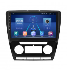 Штатная магнитола Lesko для Skoda Octavia II (A5) 2004-2009 экран 10" 6/128Gb 4G Wi-Fi GPS Top