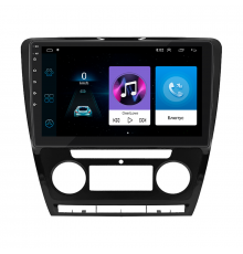 Штатная магнитола Lesko для Skoda Octavia II (A5) Рестайлинг 2008-2013 экран 10" 1/16Gb Wi-Fi GPS Base