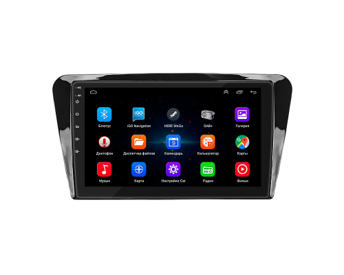 Штатная магнитола Lesko для Skoda Octavia III (A7) 2013-2017 экран 10" 1/16Gb Wi-Fi GPS Base
