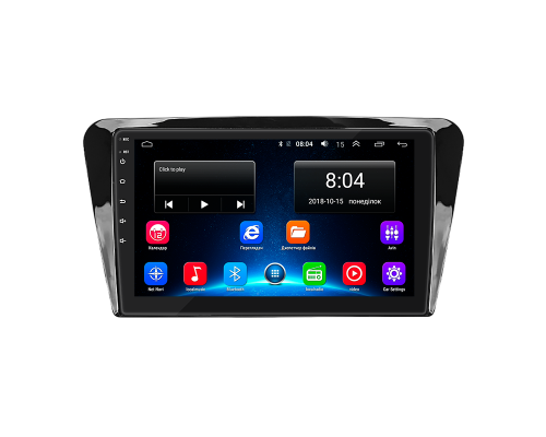 Штатная магнитола Lesko для Skoda Octavia III (A7) 2013-2017 экран 10" 2/32Gb Wi-Fi GPS Base