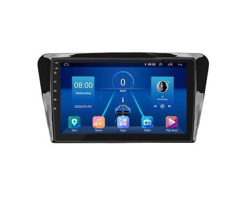 Штатная магнитола Lesko для Skoda Octavia III (A7) 2013-2017 экран 10" 4/64Gb 4G Wi-Fi GPS Top