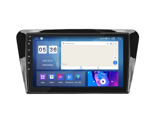 Штатная магнитола Lesko для Skoda Octavia III (A7) Рестайлинг 2017-2020 экран 10" 2/32Gb CarPlay 4G Wi-Fi GPS Prime