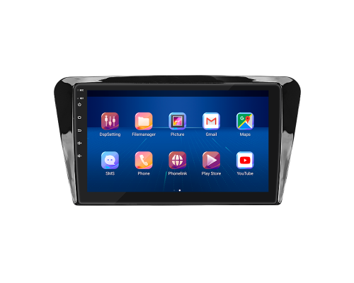 Штатная магнитола Lesko для Skoda Octavia III (A7) Рестайлинг 2017-2020 экран 10" 6/128Gb 4G Wi-Fi GPS Top