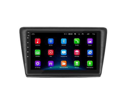 Штатная магнитола Lesko для Skoda Rapid I Рестайлинг 2017-2020 экран 9" 2/32Gb Wi-Fi GPS Base