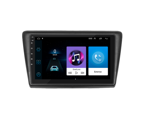 Штатная магнитола Lesko для Skoda Rapid II 2020-н.в. экран 9" 1/16Gb Wi-Fi GPS Base