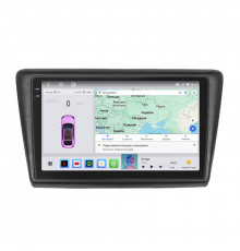 Штатная магнитола Lesko для Skoda Rapid II 2020-н.в. экран 9" 4/64 QLED CarPlay 4G Wi-Fi GPS 360 Prime