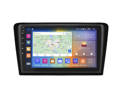 Штатная магнитола Lesko для Skoda Spaceback  2014-2019 экран 9" 4/64Gb CarPlay 4G Wi-Fi GPS Prime