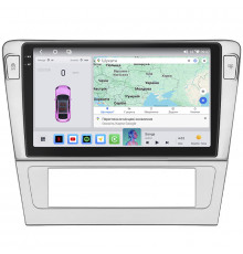 Штатная магнитола Lesko для Skoda Superb I Рестайлинг 2006-2008 экран 9" 4/64 QLED CarPlay 4G Wi-Fi GPS 360 Prime