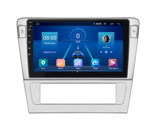 Штатная магнитола Lesko для Skoda Superb I Рестайлинг 2006-2008 экран 9" 6/128Gb 4G Wi-Fi GPS Top