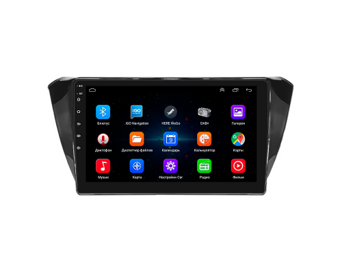 Штатная магнитола Lesko для Skoda Superb III Рестайлинг 2019-н.в. экран 10" 1/16Gb Wi-Fi GPS Base
