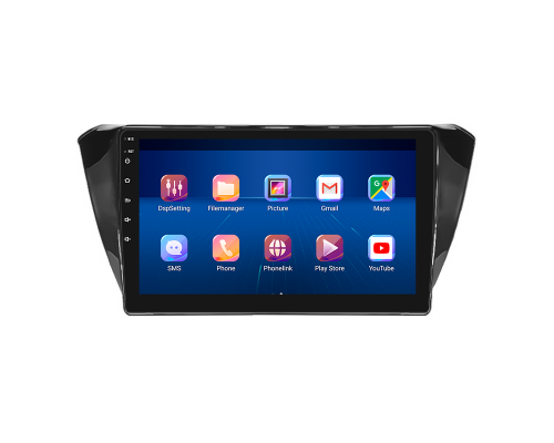 Штатная магнитола Lesko для Skoda Superb III Рестайлинг 2019-н.в. экран 10" 2/32Gb Wi-Fi GPS Base