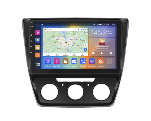 Штатная магнитола Lesko для Skoda Yeti I Рестайлинг 2013-2018 экран 10" 2/32Gb CarPlay 4G Wi-Fi GPS Prime