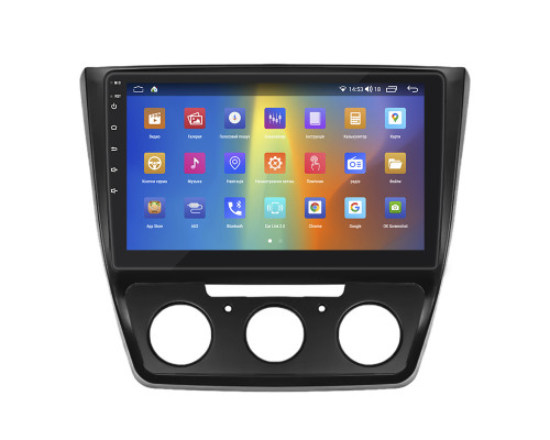 Штатная магнитола Lesko для Skoda Yeti I Рестайлинг 2013-2018 экран 10" 2/32Gb CarPlay 4G Wi-Fi GPS Prime