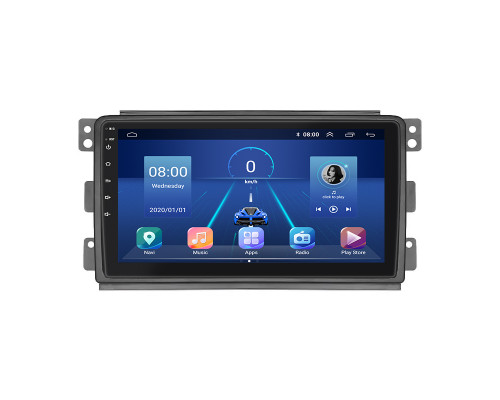 Штатная магнитола Lesko для Smart Fortwo 451 2007-2010 экран 9" 6/128Gb 4G Wi-Fi GPS Top