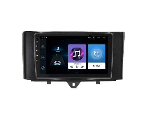 Штатная магнитола Lesko для Smart Fortwo 452 2011-2017 экран 9" 1/16Gb Wi-Fi GPS Base