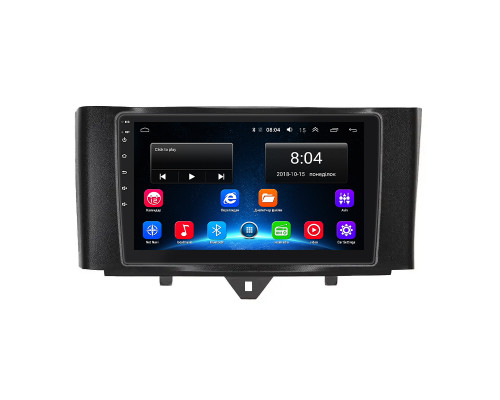 Штатная магнитола Lesko для Smart Fortwo 452 2011-2017 экран 9" 2/32Gb Wi-Fi GPS Base