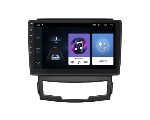 Штатная магнитола Lesko для SsangYong Actyon II 2010-2013 экран 9" 1/16Gb Wi-Fi GPS Base