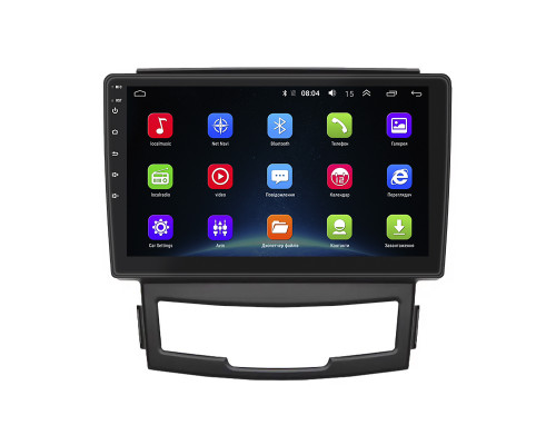 Штатная магнитола Lesko для SsangYong Actyon II Рестайлинг 2013-н.в. экран 9" 2/32Gb Wi-Fi GPS Base