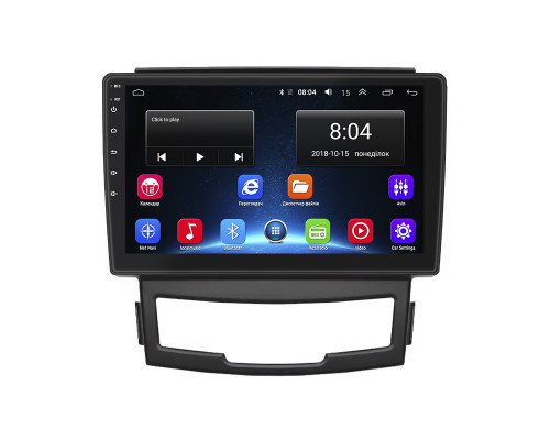 Штатная магнитола Lesko для SsangYong Korando III 2010-2013 экран 9" 2/32Gb Wi-Fi GPS Base