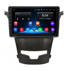 Штатная магнитола Lesko для SsangYong Korando III Рестайлинг 2013-2017 экран 9" 2/32Gb Wi-Fi GPS Base