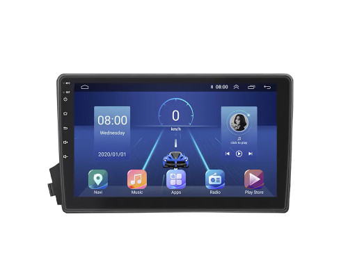 Штатная магнитола Lesko для SsangYong Kyron I Рестайлинг 2007-2015 экран 9" 6/128Gb 4G Wi-Fi GPS Top