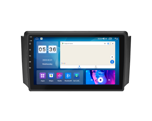 Штатная магнитола Lesko для SsangYong Rexton I 2001-2008 экран 9" 4/64Gb CarPlay 4G Wi-Fi GPS Prime