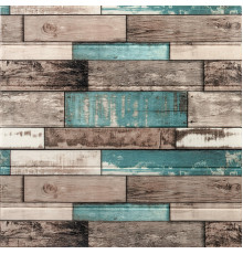 Декоративная 3D панель самоклейка 700x700x6мм Синее дерево (088) SW-00000275