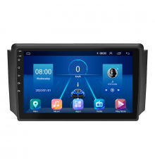 Штатная магнитола Lesko для SsangYong Rexton I 2001-2008 экран 9" 6/128Gb 4G Wi-Fi GPS Top