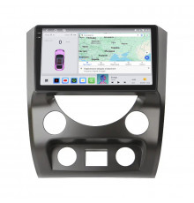 Штатная магнитола Lesko для SsangYong Rexton III 2012-2017 экран 9" 4/64 QLED CarPlay 4G Wi-Fi GPS 360 Prime