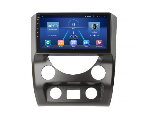 Штатная магнитола Lesko для SsangYong Rexton III 2012-2017 экран 9" 2/32Gb 4G Wi-Fi GPS Top