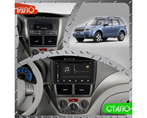 Штатная магнитола Lesko для Subaru Forester III 2007-2011 экран 9" 2/32Gb Wi-Fi GPS Base