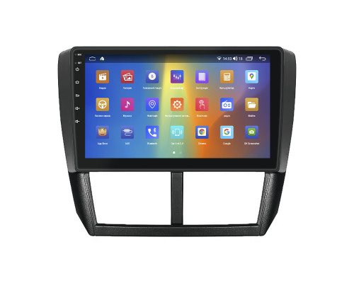 Штатная магнитола Lesko для Subaru Forester III 2007-2011 экран 9" 2/32Gb CarPlay 4G Wi-Fi GPS Prime
