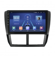 Штатная магнитола Lesko для Subaru Forester III 2007-2011 экран 9" 2/32Gb 4G Wi-Fi GPS Top