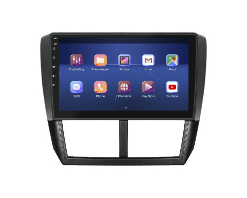 Штатная магнитола Lesko для Subaru Forester III 2007-2011 экран 9" 2/32Gb 4G Wi-Fi GPS Top