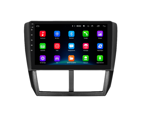 Штатная магнитола Lesko для Subaru Forester III 2007-2011 экран 9" 4/64Gb 4G Wi-Fi GPS Top