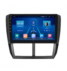 Штатная магнитола Lesko для Subaru Forester III 2007-2011 экран 9" 6/128Gb 4G Wi-Fi GPS Top