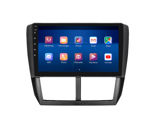 Штатная магнитола Lesko для Subaru Forester III 2007-2011 экран 9" 6/128Gb 4G Wi-Fi GPS Top