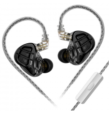 Навушники KZ ZAR з мікрофоном black