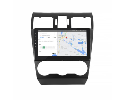 Штатная магнитола Lesko для Subaru Forester IV Рестайлинг 2 2016-2018 экран 9" 2/32Gb Wi-Fi GPS Base