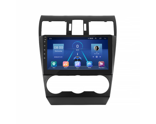 Штатная магнитола Lesko для Subaru Forester IV Рестайлинг 2 2016-2018 экран 9" 2/32Gb 4G Wi-Fi GPS Top